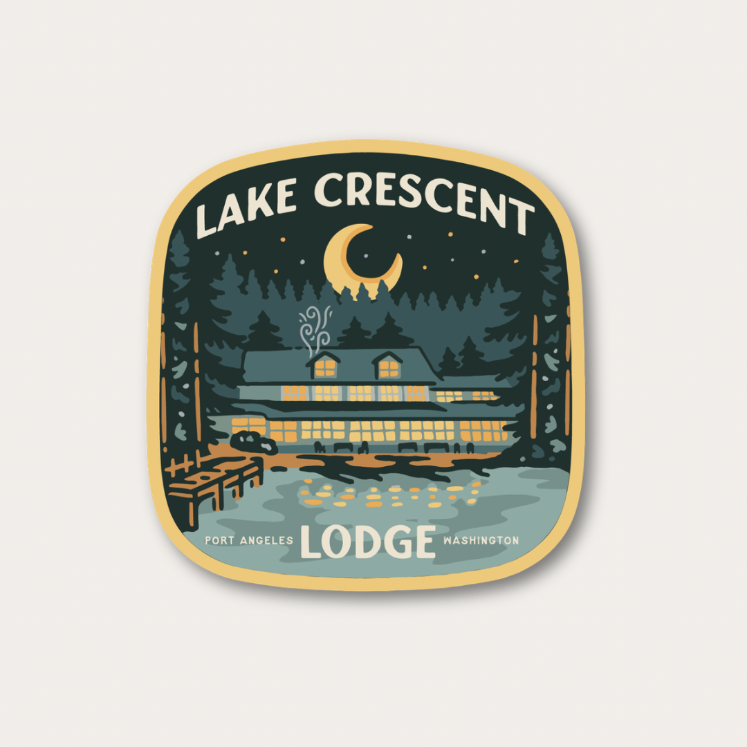 LAKE CRESCENT LODGE sticker – MOSS