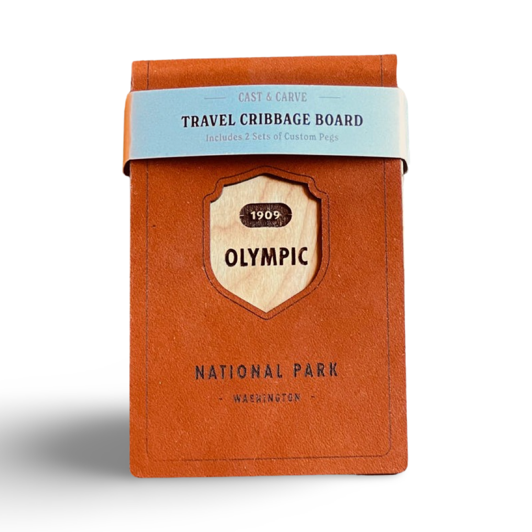 OLYMPIC travel cribbage board