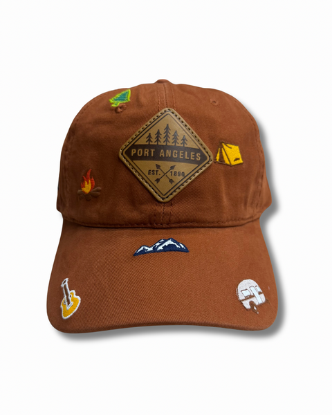 PORT ANGELES patched hat