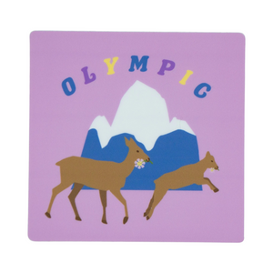 OLYMPIC DANCING DEER sticker