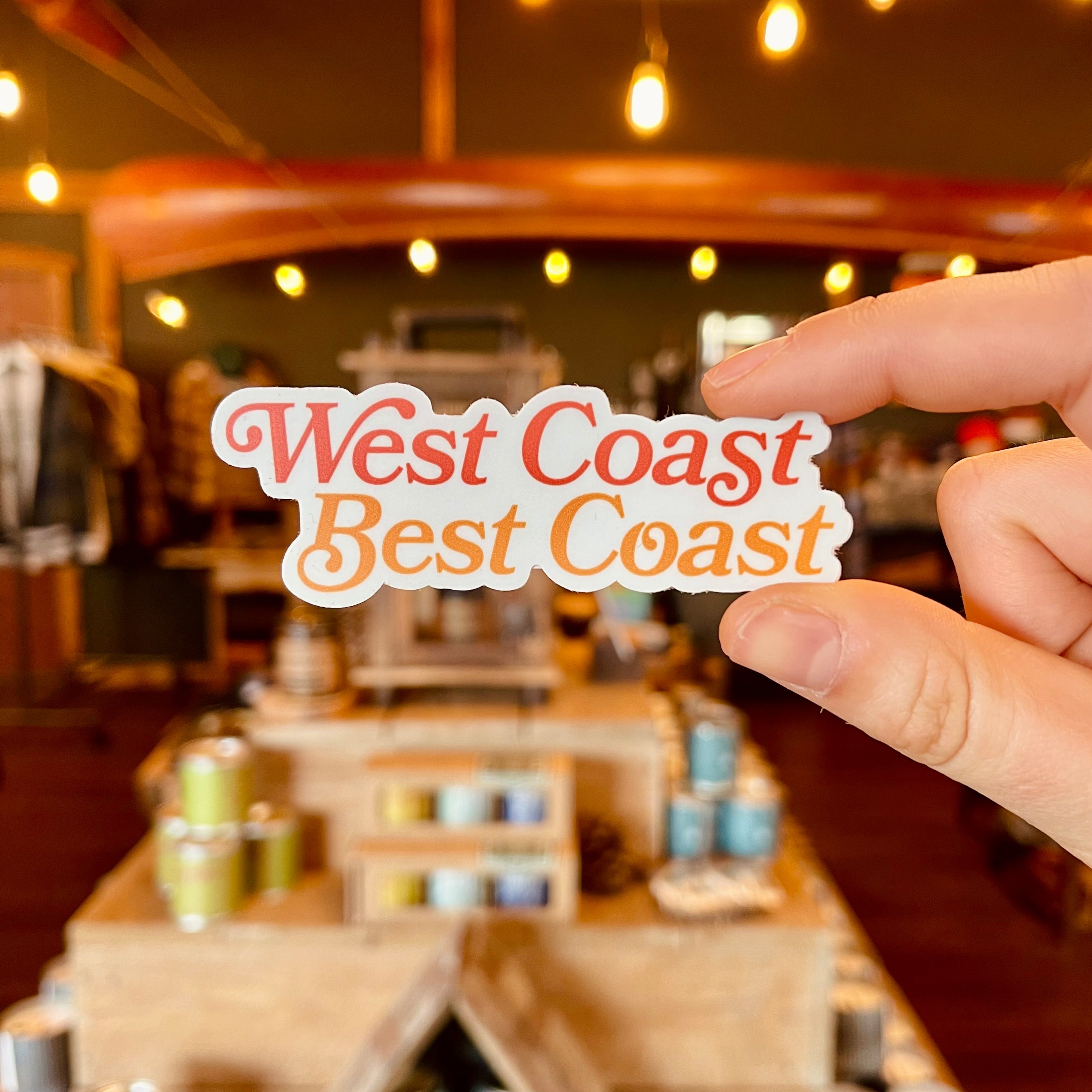 WEST COAST BEST COAST sticker – MOSS