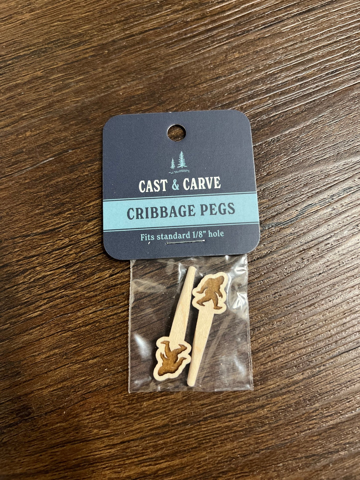 CARVED cribbage pegs