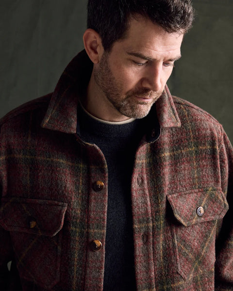 FIELD FLORENZIA men’s wool shacket