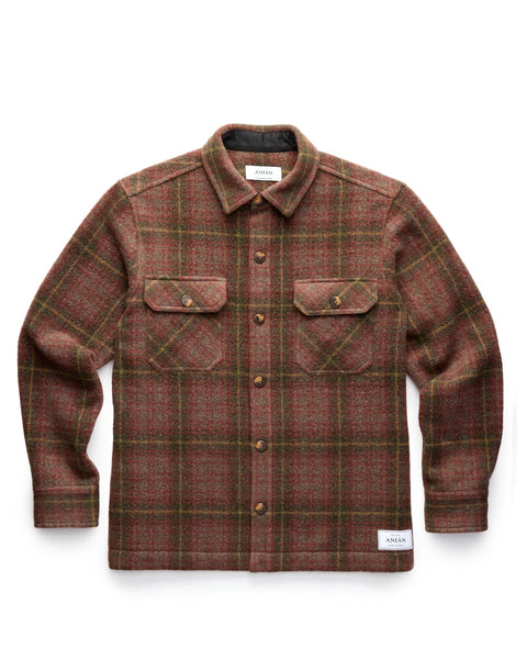 FIELD FLORENZIA men’s wool shacket