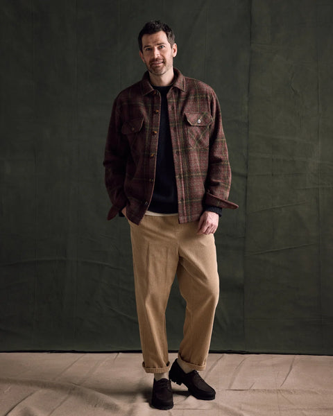 FIELD FLORENZIA men’s wool shacket