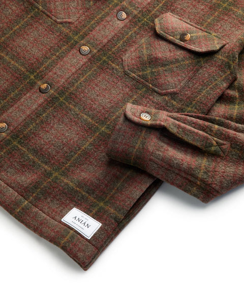 FIELD FLORENZIA men’s wool shacket