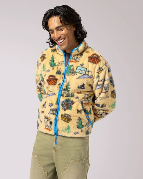 YOGI BEAR shearling jacket