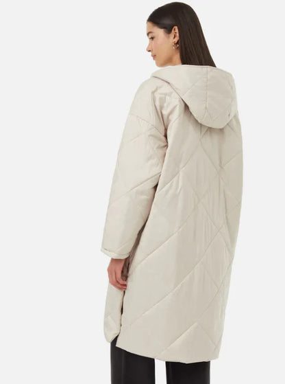 CLOUD SHELL quilted hooded jacket