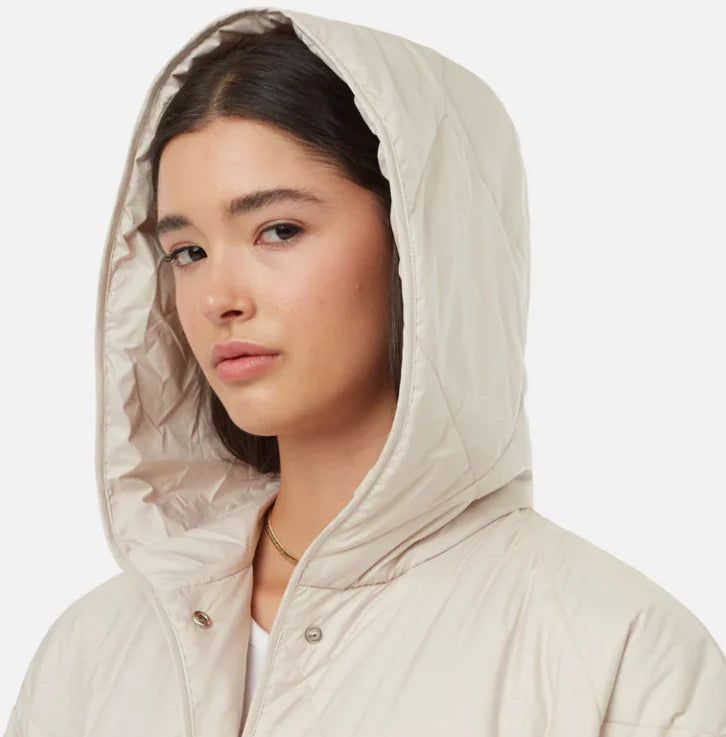 CLOUD SHELL quilted hooded jacket