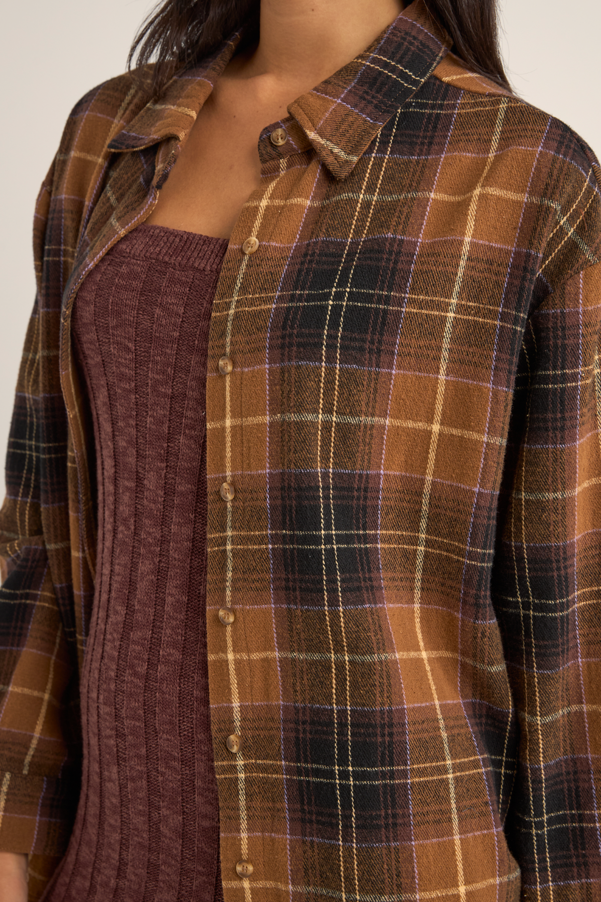 OASIS oversized flannel