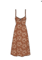 RISING SUN midi dress