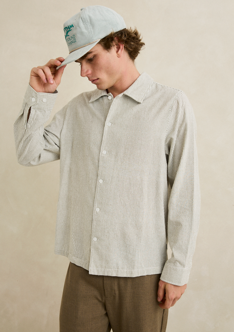 BANK STRIPE button up