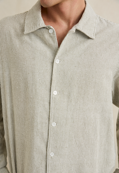 BANK STRIPE button up