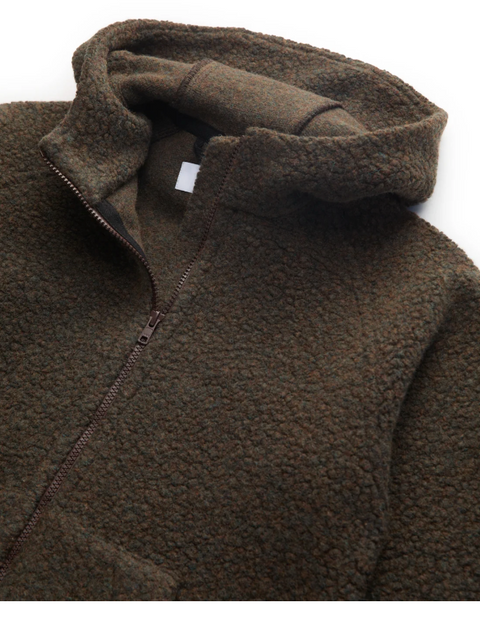 PECORA women’s wool zip hoodie