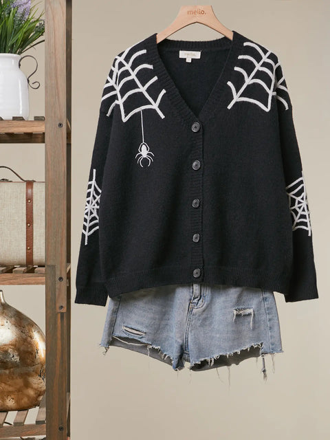 SPIDER WEB cardigan