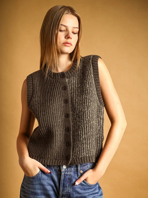 TIMBER TOWN sweater vest