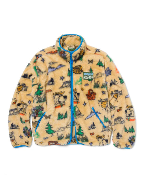 YOGI BEAR shearling jacket