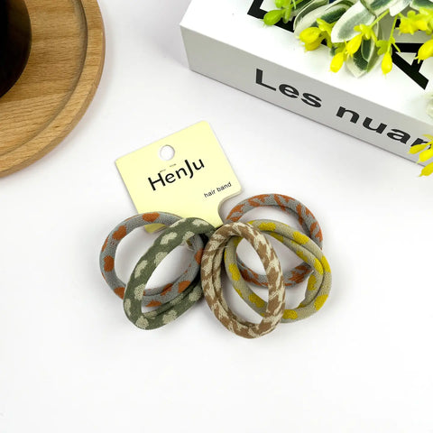 CHECKMATE hair tie (set of 5)