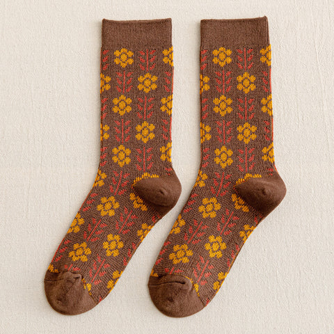 RETRO GARDEN sock