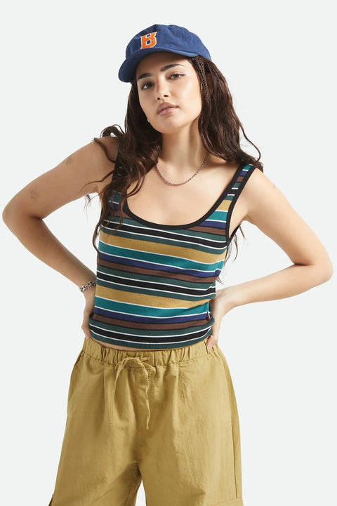 RETRO STRIPE ringer tank