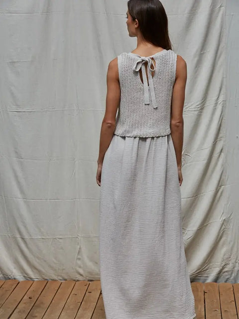 MISTY MORNING knit dress