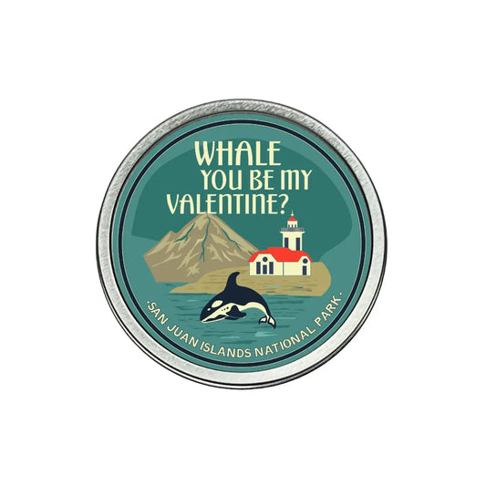 WHALE YOU BE MY VALENTINE candle