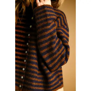 BRICK & BREAKWATER button front sweater
