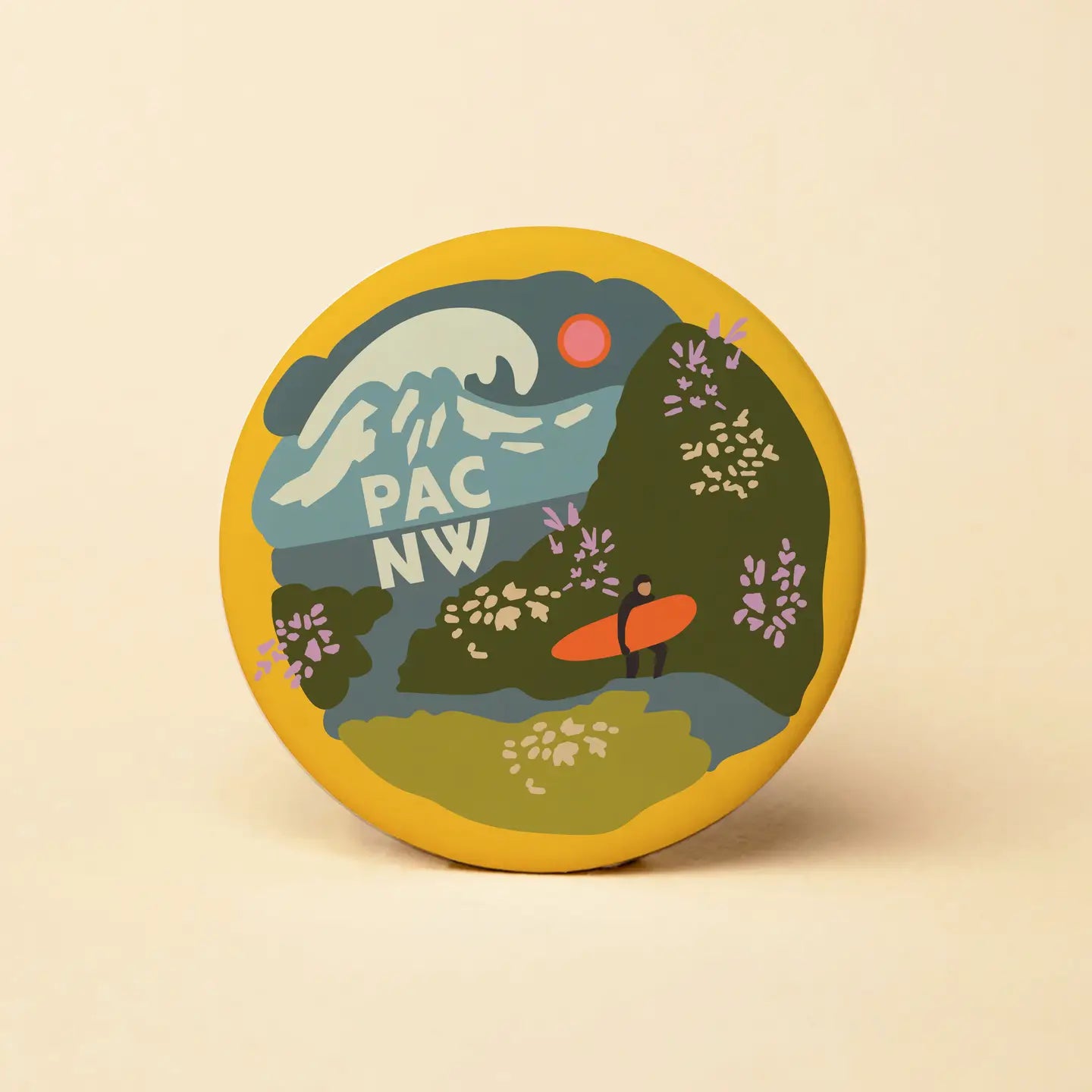 PAC NW SURF round magnet