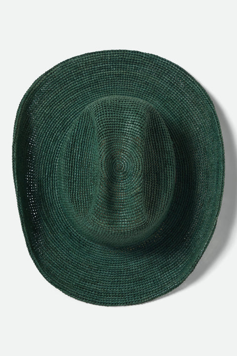 ODESSA straw packable cowboy hat