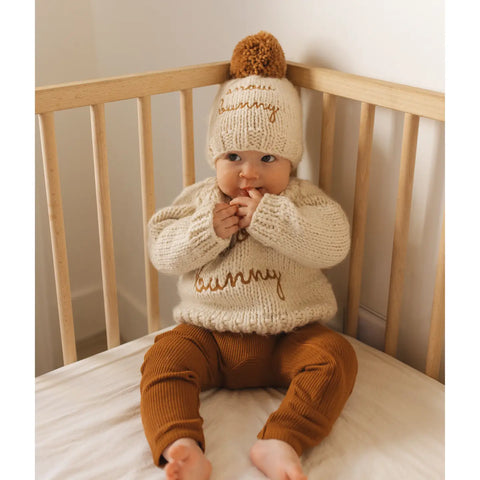 SNOW BUNNY baby sweater