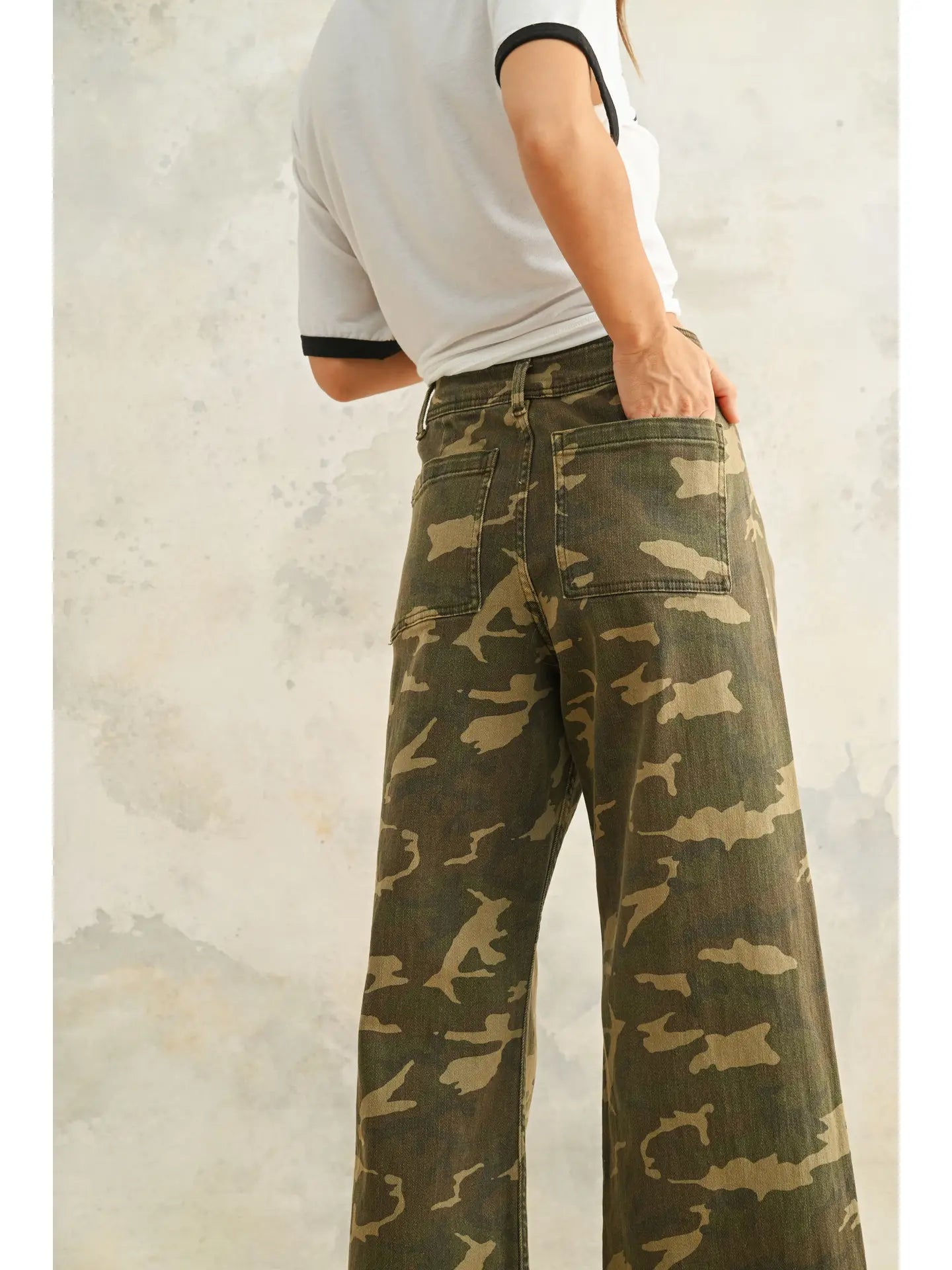 CAMO stretch denim pants