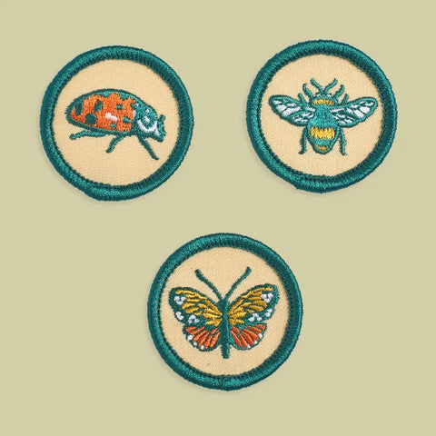 INSECT BADGE iron-on patches