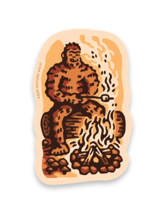 CAMPFIRE SQUATCH sticker