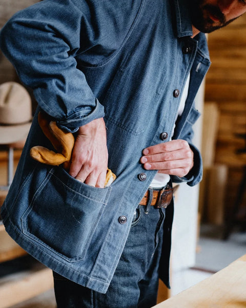 NIGHTFALL denim chore coat