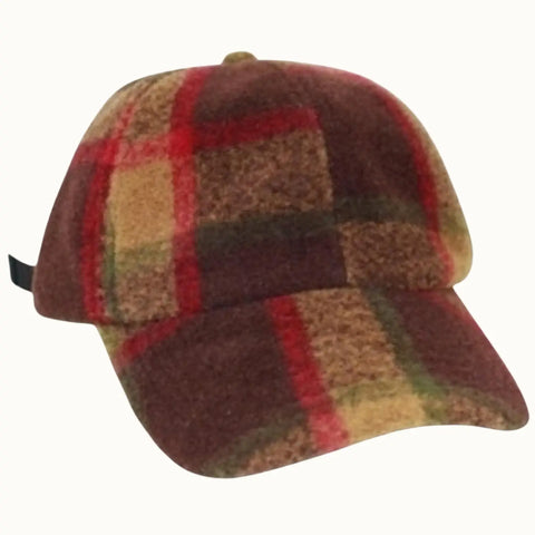 FLANNEL dad cap