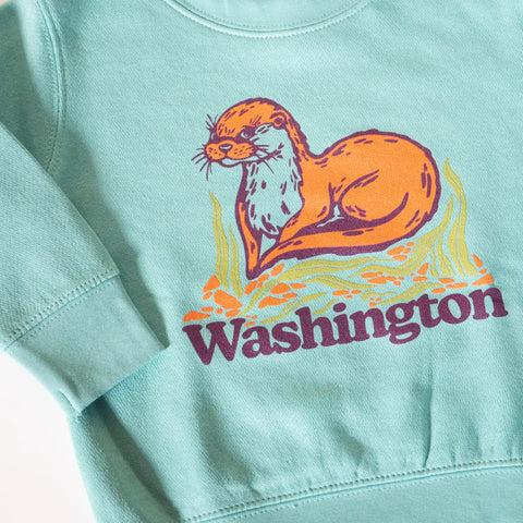 WA BABY OTTER kids crew