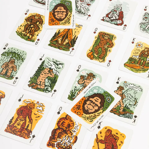 SEASONS OF SQUATCH playing cards