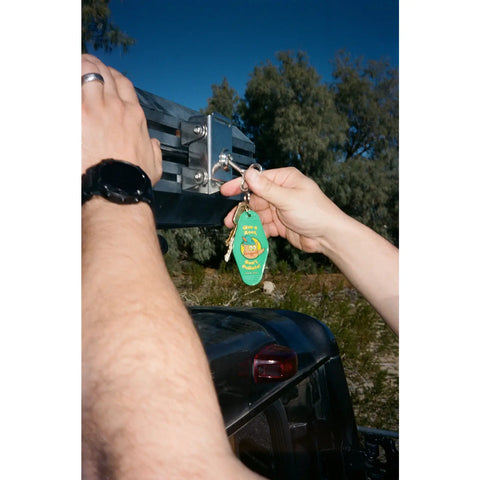 GIVE A HOOT keychain