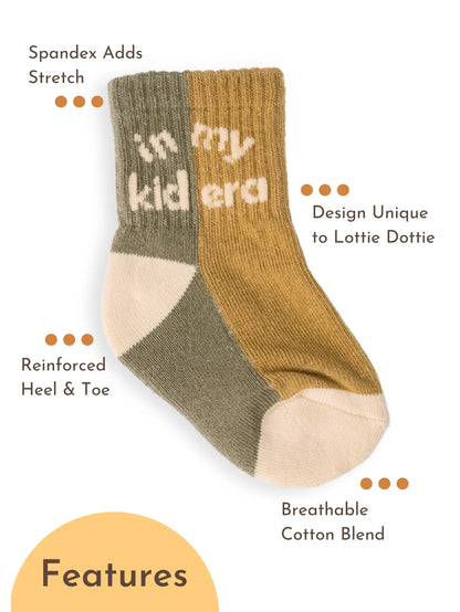 KID ERA RETRO STRIPE youth socks 2-pack