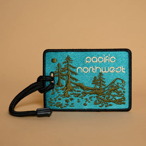 PNW RETRO luggage tag