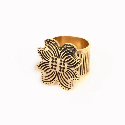 AMY brass bandana ring