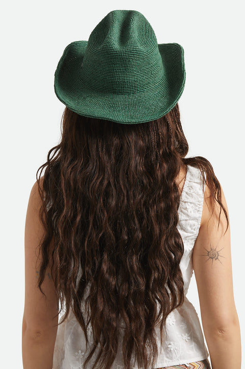 ODESSA straw packable cowboy hat