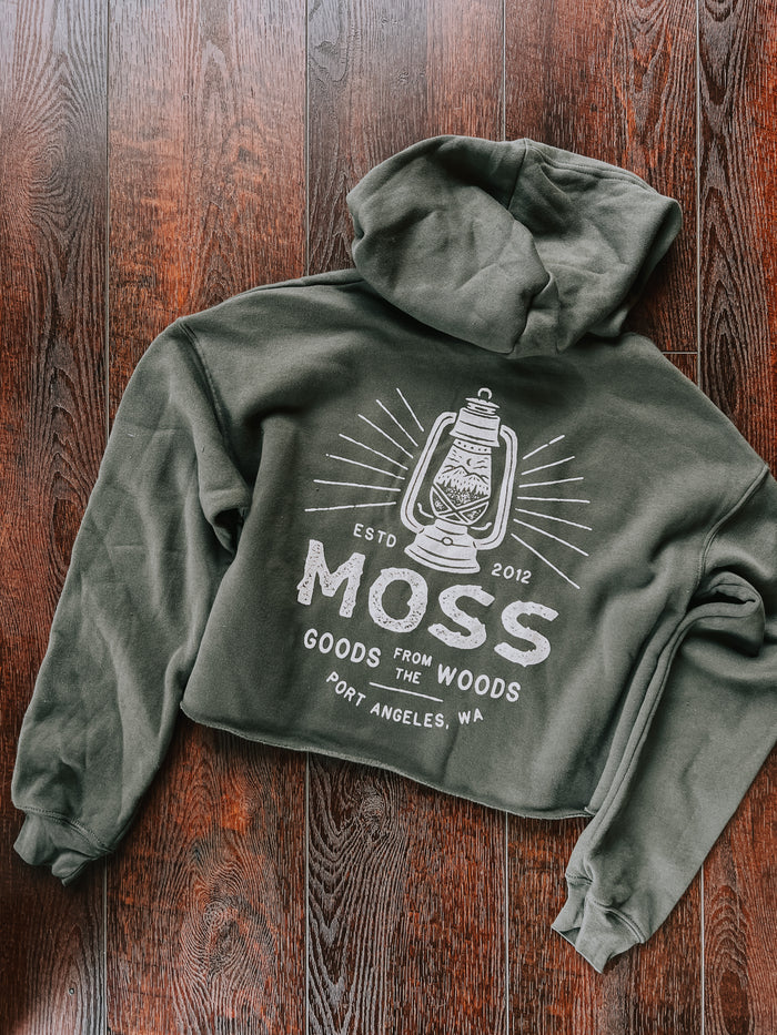 MOSS cropped hoodie