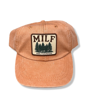 MILF (MAN I LOVE FORESTS) patch hat