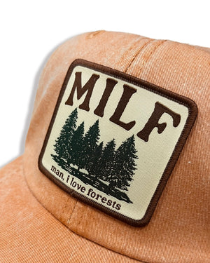 MILF (MAN I LOVE FORESTS) patch hat