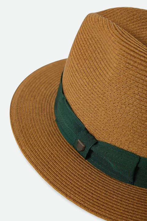 ROMA straw packable fedora
