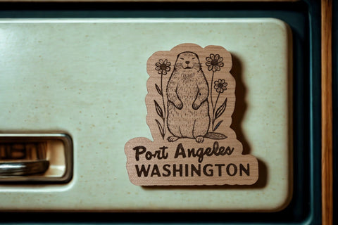 PORT ANGELES MARMOT magnet