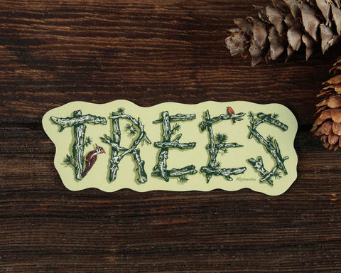 TREES sticker