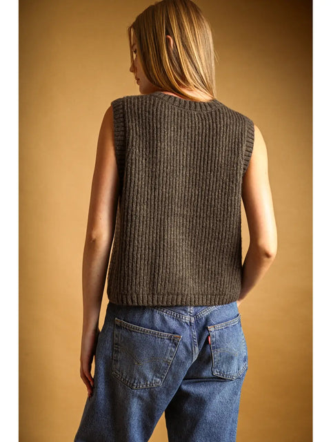 TIMBER TOWN sweater vest