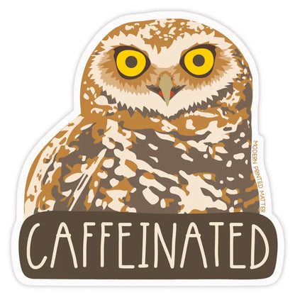 CAFFEINATED sticker